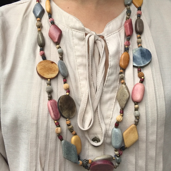 Vintage Handmade Karen Callan Necklace - Picture 1 of 8